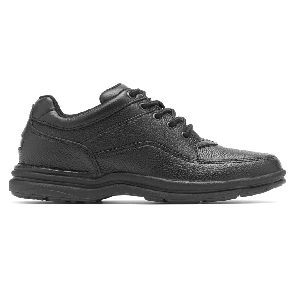 Rockport Men's World Tour Classic Walking Shoes - Black - USA (3815DYHIG)